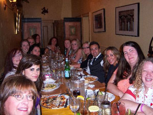 The VIP dinner with Howie! Thanks to Jenn for photo